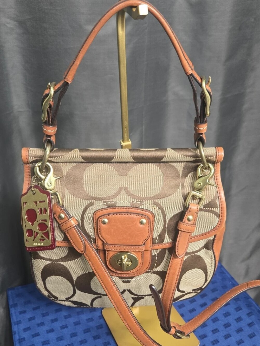 COACH WILLIS LEGACY LIMITED EDITION SIGNATURE CANVAS GORGEOUS BAG!